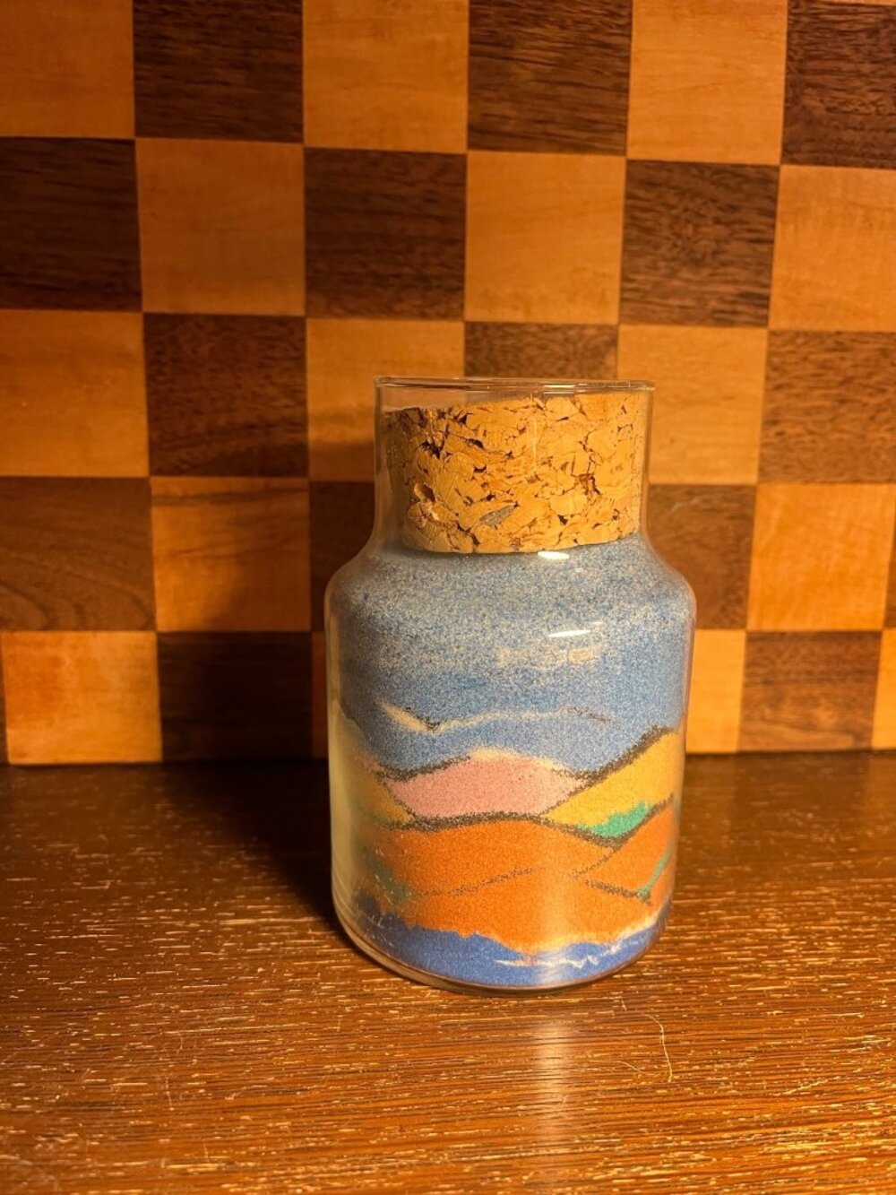 Sand Art Bottle with Cork A1195